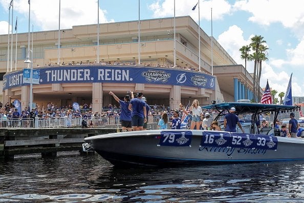 Tampa Bay Lightning Boat Parade