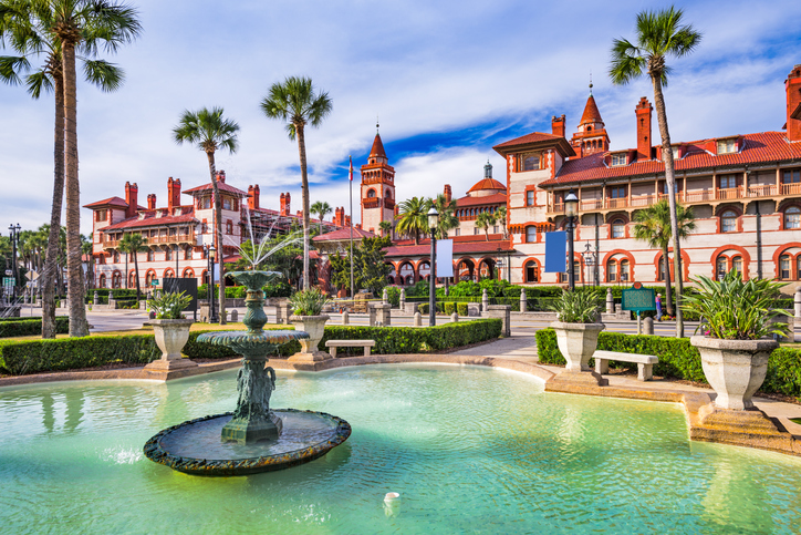 St. Augustine, Florida, town square.