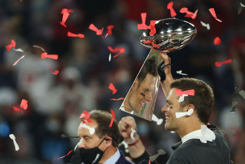 Tom Brady Admits Throwing The Lombardi Trophy Was “Not Smart”