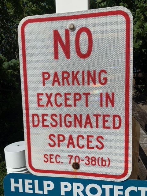 Designated Spaces Only