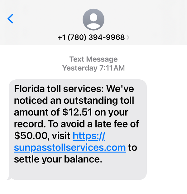 New SunPass Toll Scam To Watch Out For
